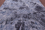 Contemporary Hand Knotted Wool & Silk Rug - 8' 11" X 12' 1" - Golden Nile