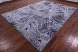 Contemporary Hand Knotted Wool & Silk Rug - 8' 11" X 12' 1" - Golden Nile