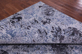 Contemporary Hand Knotted Wool & Silk Rug - 8' 11" X 12' 1" - Golden Nile