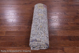 Abstract Contemporary Hand Knotted Wool & Silk Rug - 7' 10" X 10' 1" - Golden Nile