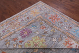 Grey Turkish Oushak Handmade Wool Rug - 12' 1" X 14' 9" - Golden Nile