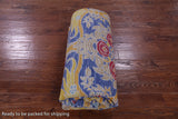 Blue William Morris Hand Knotted Wool Rug - 9' 5" X 11' 10" - Golden Nile