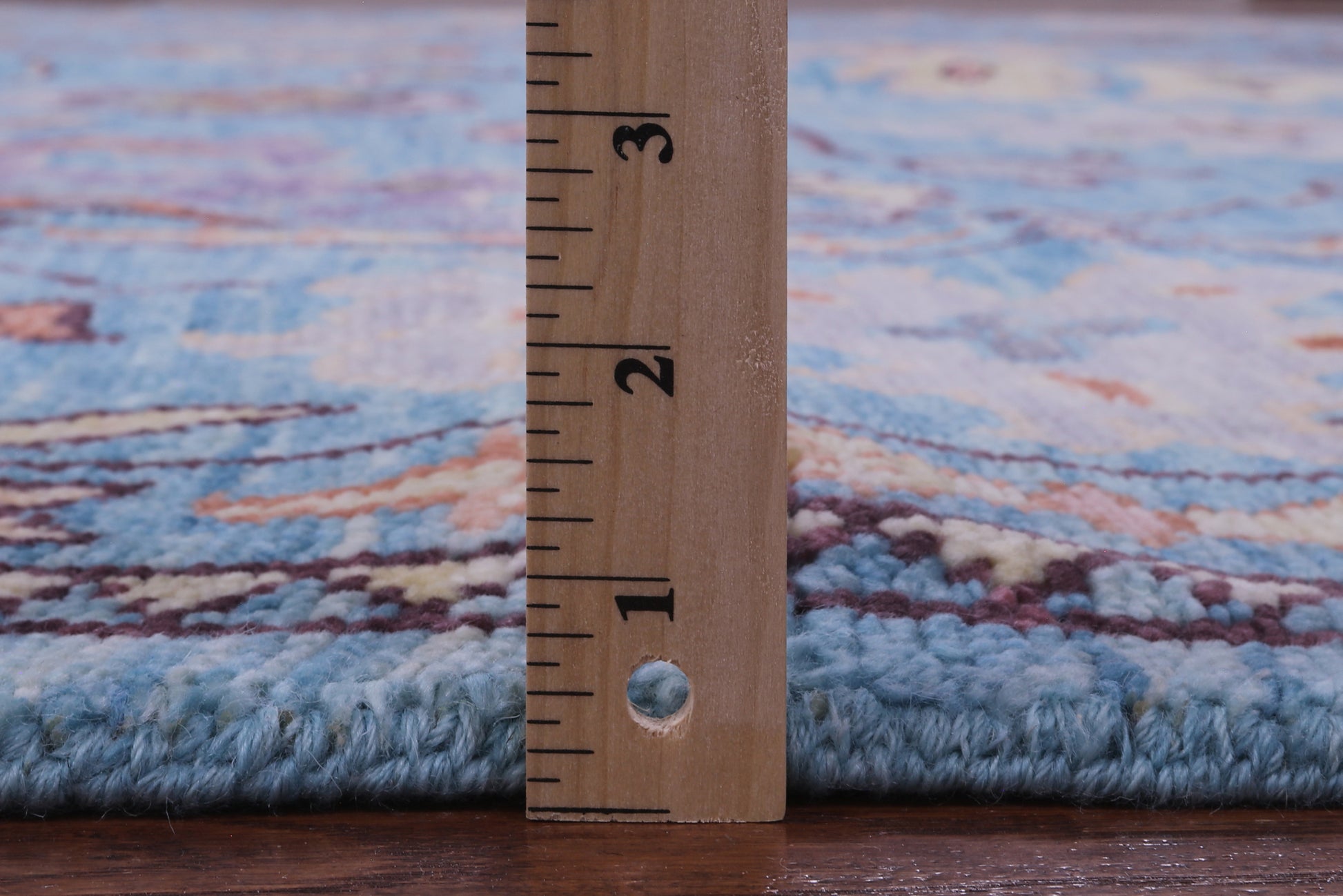 Blue Turkish Oushak Hand Knotted Wool Rug - 9' 11" X 14' 3" - Golden Nile