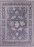 Grey Turkish Oushak Hand Knotted Wool Rug - 10' 2" X 13' 10" - Golden Nile
