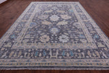 Grey Turkish Oushak Hand Knotted Wool Rug - 10' 2" X 13' 10" - Golden Nile