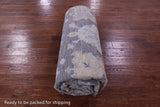 Grey Turkish Oushak Hand Knotted Wool Rug - 10' 2" X 13' 10" - Golden Nile
