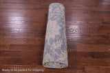 Grey Persian Tabriz Hand Knotted Wool Rug - 9' 1" X 11' 10" - Golden Nile