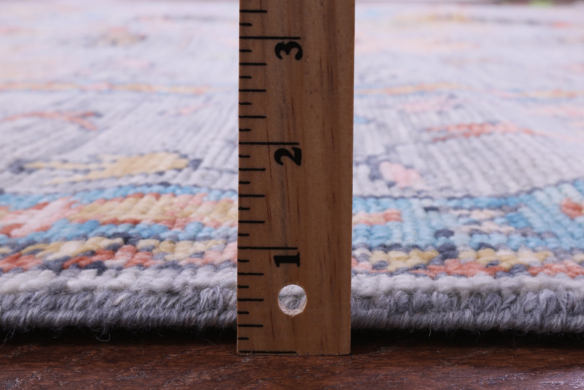 Grey Turkish Oushak Hand Knotted Wool Rug - 9' 2" X 12' 1" - Golden Nile
