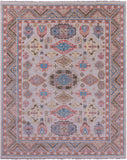 Ivory Turkish Oushak Hand Knotted Wool Rug - 8' 0" X 9' 10" - Golden Nile