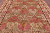 William Morris Hand Knotted Wool Area Rug - 8' 10" X 12' 3" - Golden Nile