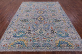 Grey Turkish Oushak Handmade Wool Rug - 8' 3" X 10' 4" - Golden Nile