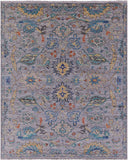 Grey Turkish Oushak Handmade Wool Rug - 8' 3" X 10' 4" - Golden Nile