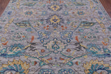 Grey Turkish Oushak Handmade Wool Rug - 8' 3" X 10' 4" - Golden Nile