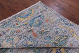 Grey Turkish Oushak Handmade Wool Rug - 8' 3" X 10' 4" - Golden Nile