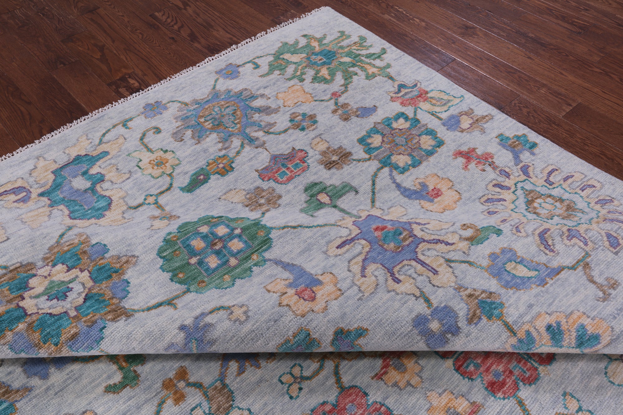 Turkish Oushak Hand Knotted Wool Rug - 10' 2" X 14' 0" - Golden Nile