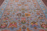 Grey Persian Fine Serapi Hand Knotted Wool Rug - 8' 0" X 10' 4" - Golden Nile