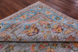 Grey Persian Fine Serapi Hand Knotted Wool Rug - 8' 0" X 10' 4" - Golden Nile