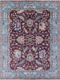 Turkish Oushak Hand Knotted Wool Rug - 9' 3" X 12' 2" - Golden Nile