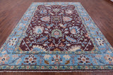 Turkish Oushak Hand Knotted Wool Rug - 9' 3" X 12' 2" - Golden Nile