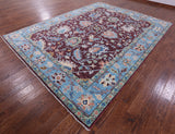 Turkish Oushak Hand Knotted Wool Rug - 9' 3" X 12' 2" - Golden Nile