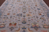 Grey Persian Fine Serapi Hand Knotted Wool Rug - 9' 2" X 11' 9" - Golden Nile