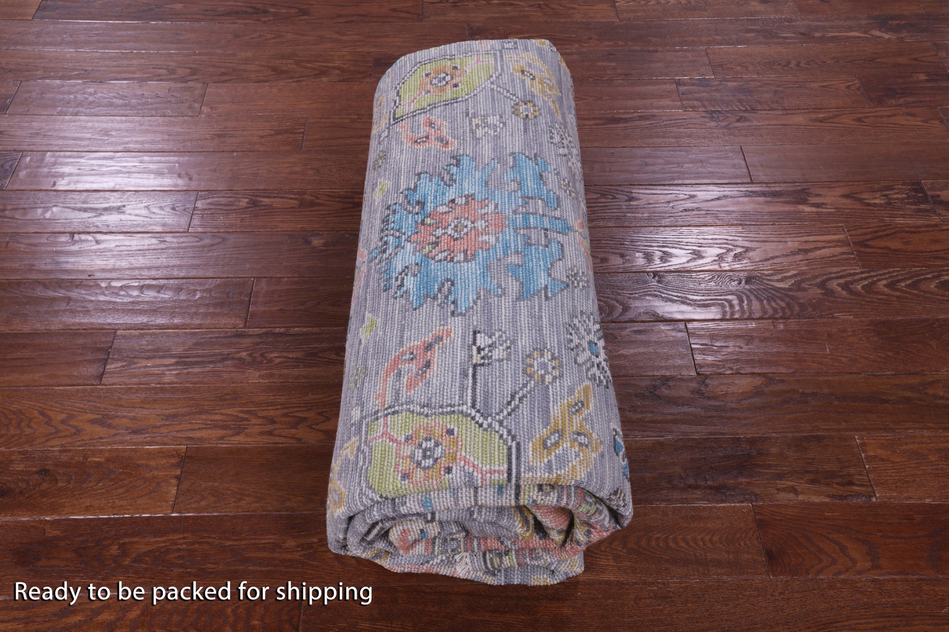 Grey Turkish Oushak Handmade Wool Rug - 9' 3" X 12' 3" - Golden Nile