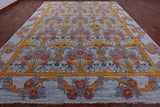 William Morris Hand Knotted Wool Rug - 11' 11" X 15' 0" - Golden Nile