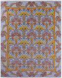 William Morris Hand Knotted Wool Rug - 11' 11" X 15' 0" - Golden Nile