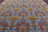 William Morris Hand Knotted Wool Rug - 11' 11" X 15' 0" - Golden Nile