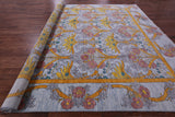 William Morris Hand Knotted Wool Rug - 11' 11" X 15' 0" - Golden Nile