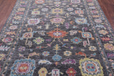 Grey Turkish Oushak Hand Knotted Wool Rug - 6' 2" X 8' 10" - Golden Nile