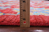 Red Square Turkish Oushak Handmade Wool Rug - 8' 1" X 8' 2" - Golden Nile