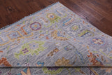 Grey Turkish Oushak Handmade Wool Rug - 9' 2" X 11' 11" - Golden Nile