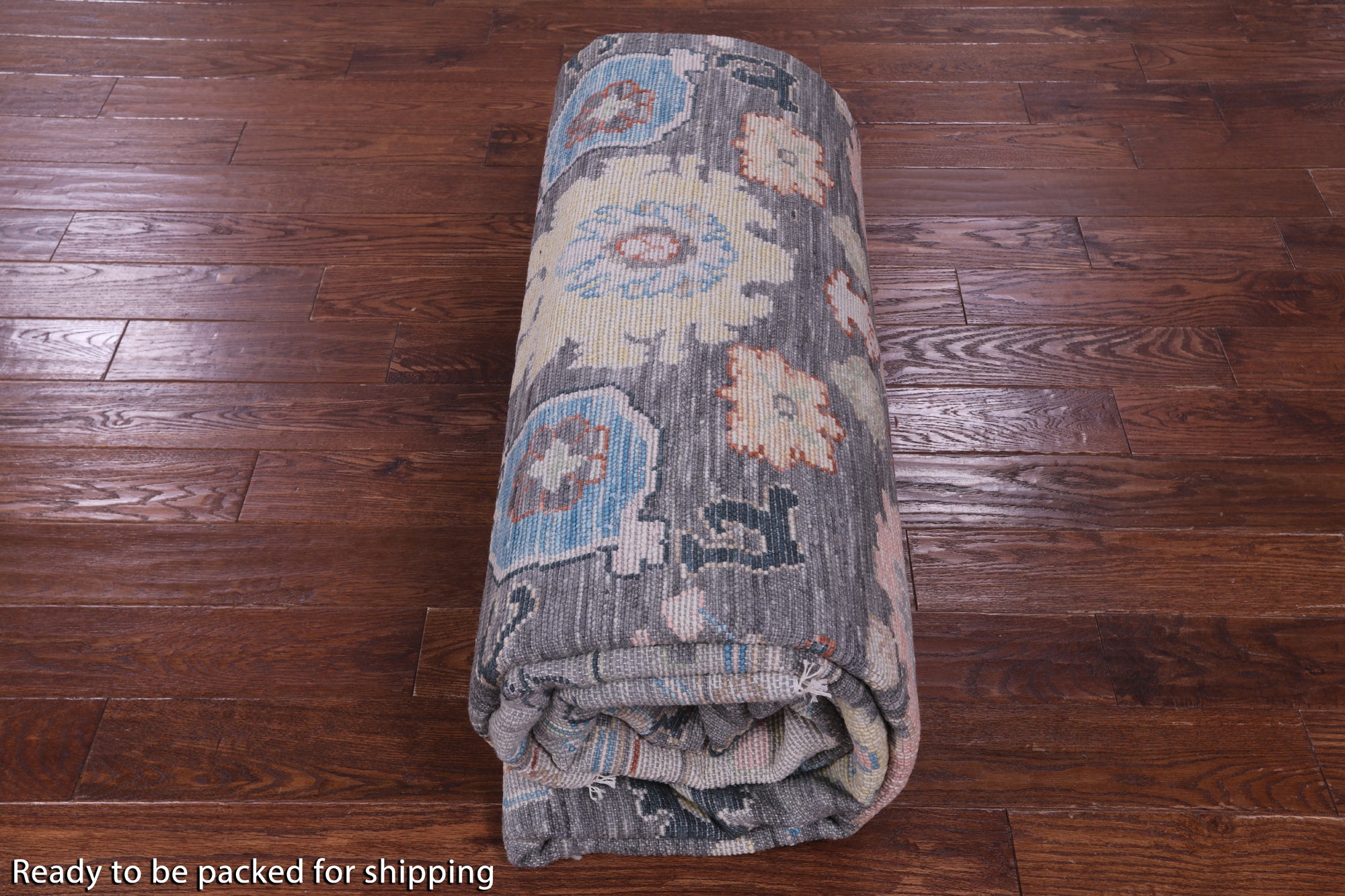 Grey Turkish Oushak Handmade Wool Rug - 9' 11" X 14' 2" - Golden Nile