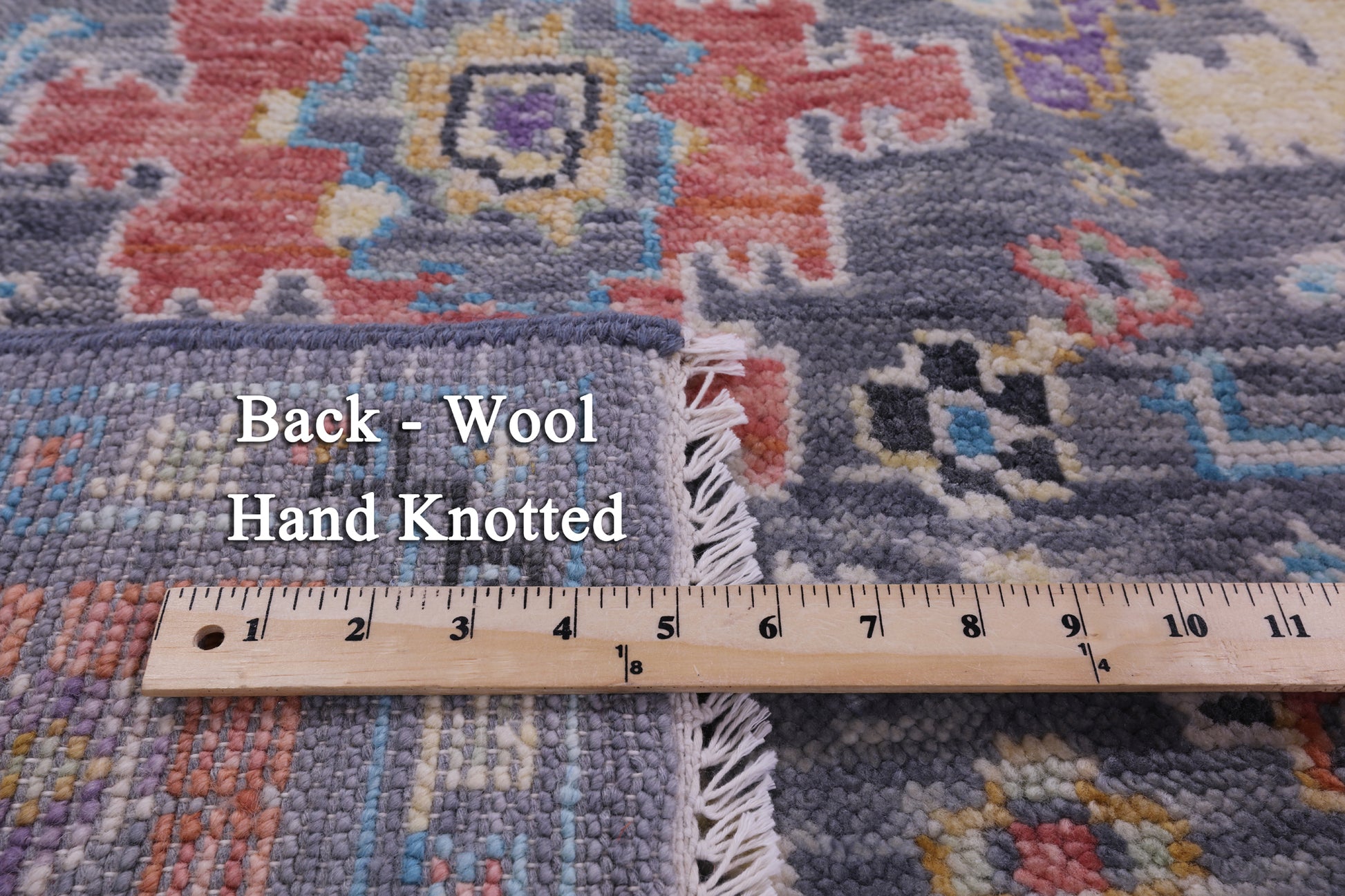 Grey Turkish Oushak Hand Knotted Wool Rug - 6' 3" X 9' 2" - Golden Nile
