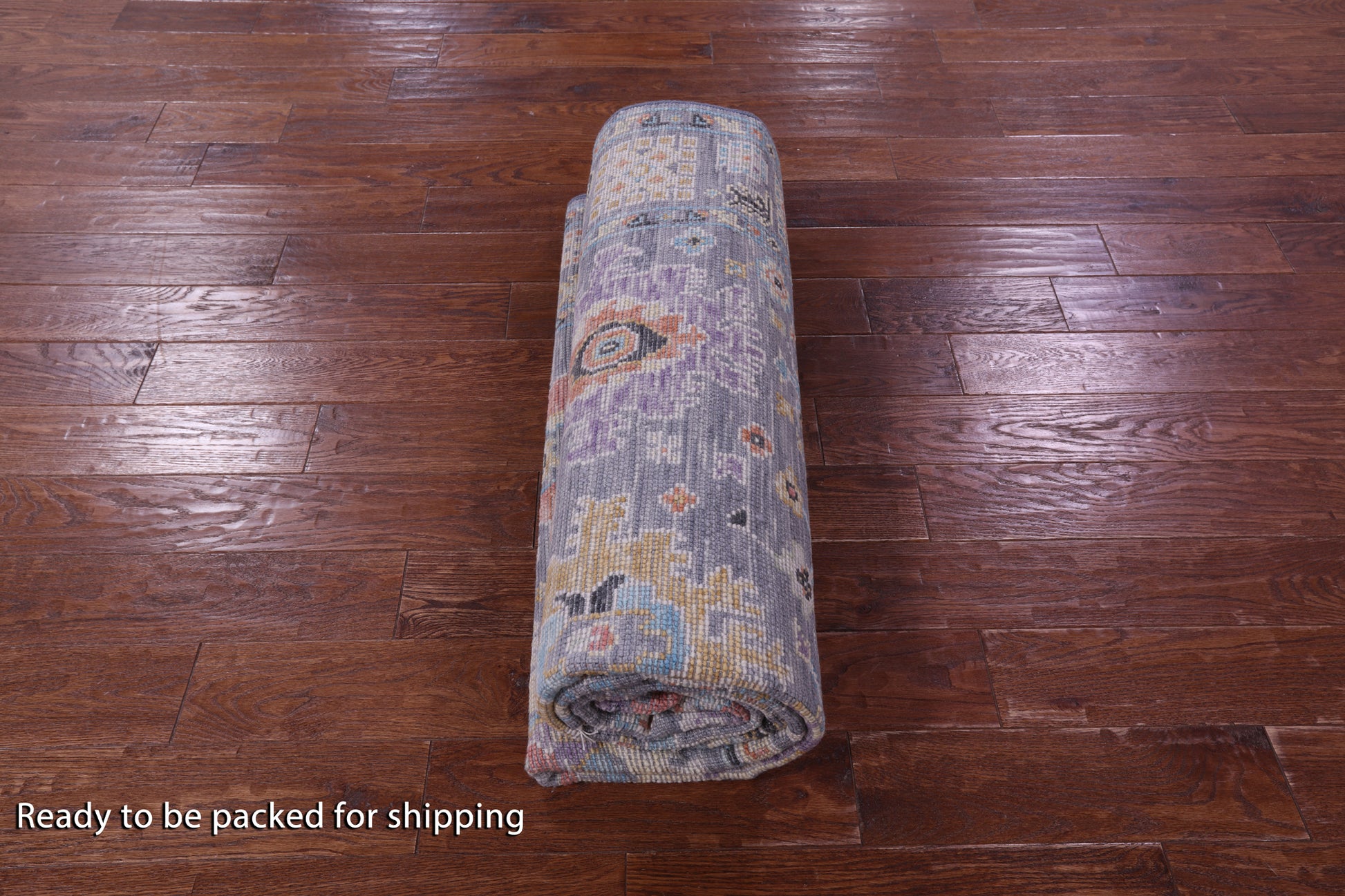 Grey Turkish Oushak Hand Knotted Wool Rug - 6' 3" X 9' 2" - Golden Nile
