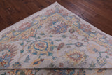 Ivory William Morris Hand Knotted Wool Rug - 9' 4" X 11' 11" - Golden Nile