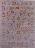 Turkish Oushak Hand Knotted Wool Rug - 8' 1" X 10' 9" - Golden Nile