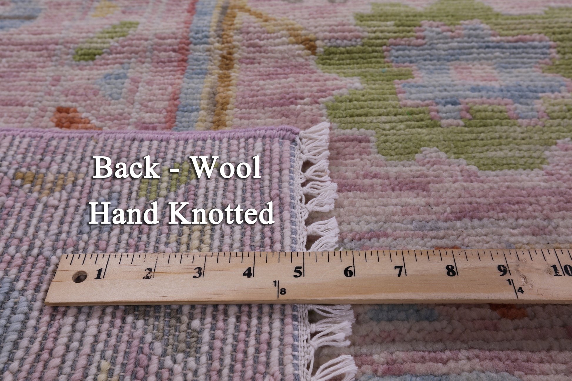 Turkish Oushak Hand Knotted Wool Rug - 8' 1" X 10' 9" - Golden Nile