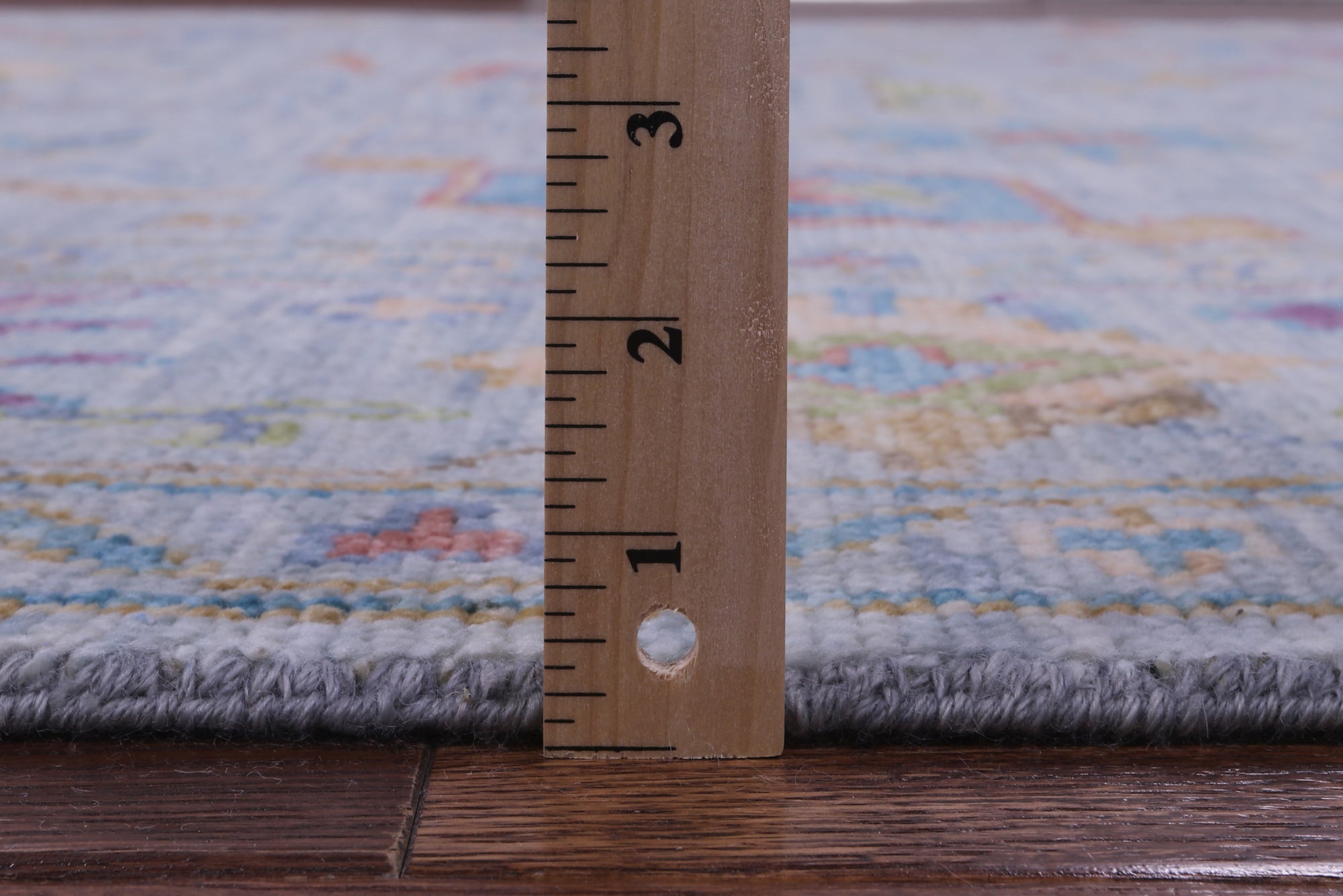 Blue Turkish Oushak Hand Knotted Wool Rug - 9' 2" X 11' 10" - Golden Nile