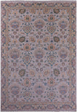 Grey Persian Tabriz Hand Knotted Wool Rug - 9' 10" X 14' 4" - Golden Nile