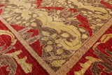 William Morris Handmade Wool Area Rug - 6' 3" X 9' 0" - Golden Nile