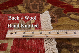 William Morris Handmade Wool Area Rug - 6' 3" X 9' 0" - Golden Nile