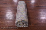 Grey Turkish Oushak Handmade Wool Rug - 8' 2" X 9' 11" - Golden Nile