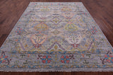 Grey Turkish Oushak Handmade Wool Rug - 8' 2" X 9' 11" - Golden Nile
