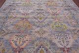 Grey Turkish Oushak Handmade Wool Rug - 8' 2" X 9' 11" - Golden Nile