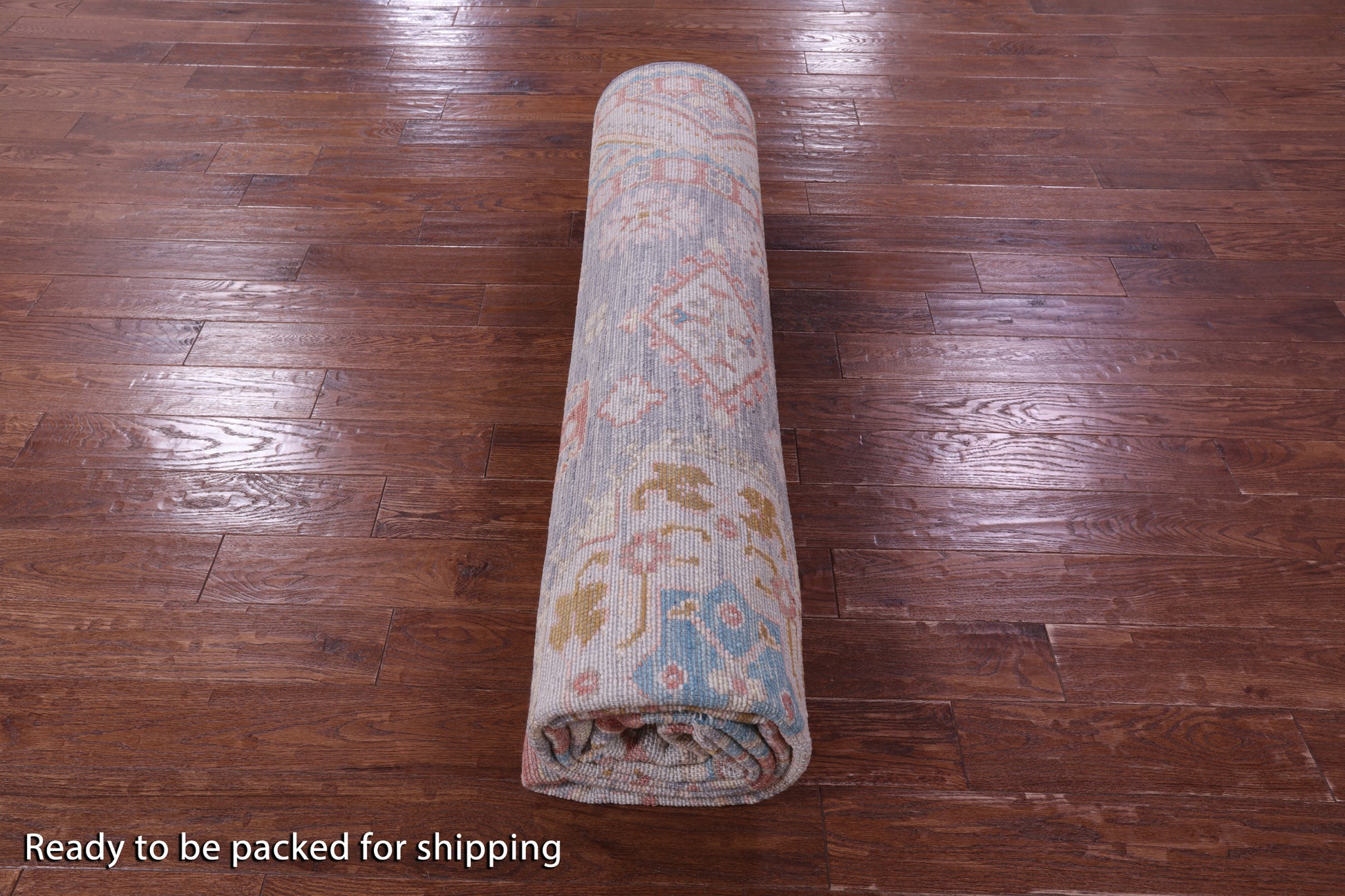 Grey Super Kazak Hand Knotted Wool Rug - 9' 1" X 12' 0" - Golden Nile