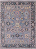 Grey Turkish Oushak Hand Knotted Wool Rug - 10' 3" X 14' 0" - Golden Nile