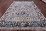 Grey Turkish Oushak Hand Knotted Wool Rug - 10' 3" X 14' 0" - Golden Nile