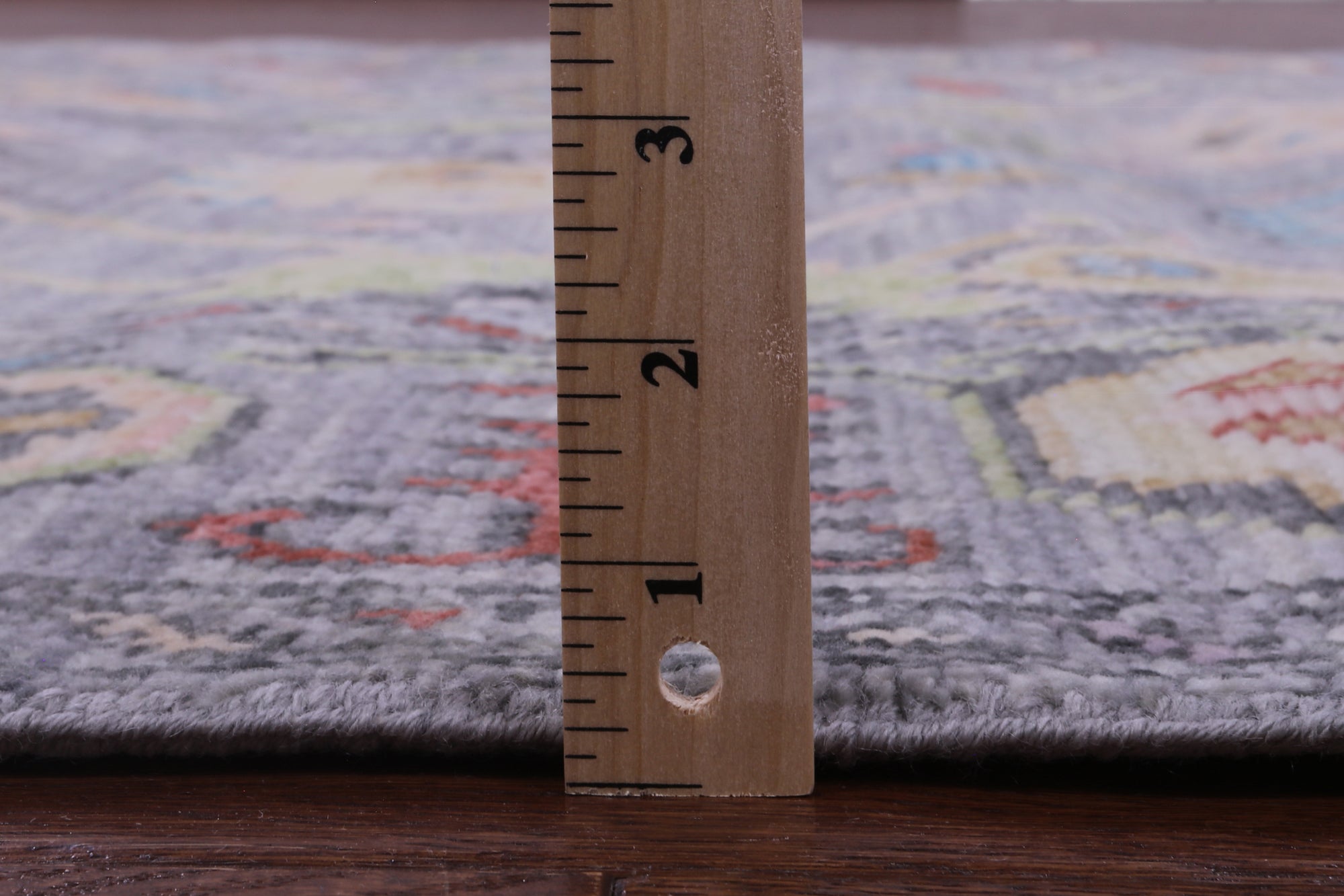 Grey Turkish Oushak Hand Knotted Wool Rug - 6' 2" X 8' 11" - Golden Nile